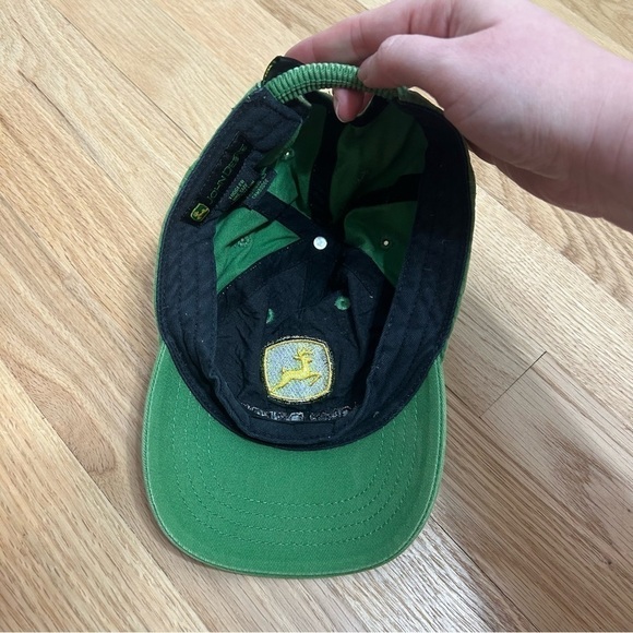 John Deere Toddler Size Hat Kids Green Stretch Baseball Cap - Picture 6 of 7